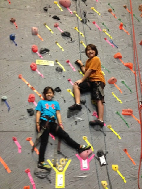 Climbing kids